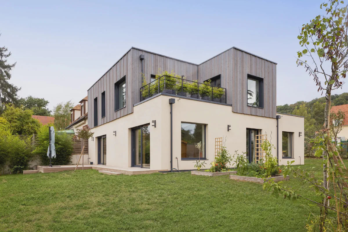 Reportage photographique de l'architecture et la décoration d'une maison passive