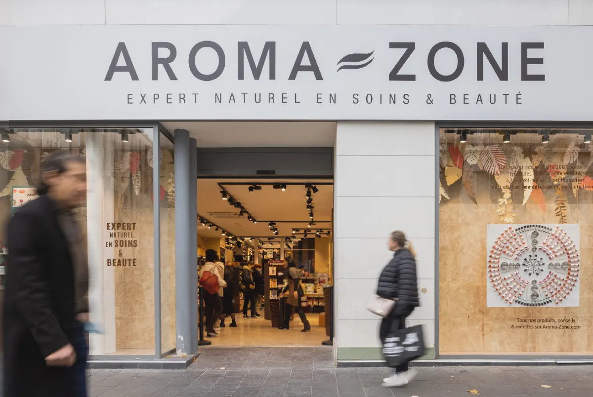 Photographie retail et agencement de boutique : Aroma-Zone à Nice