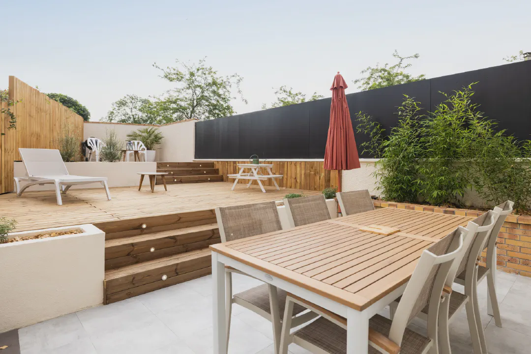 La terrasse : une véritable pièce de vie à photographier